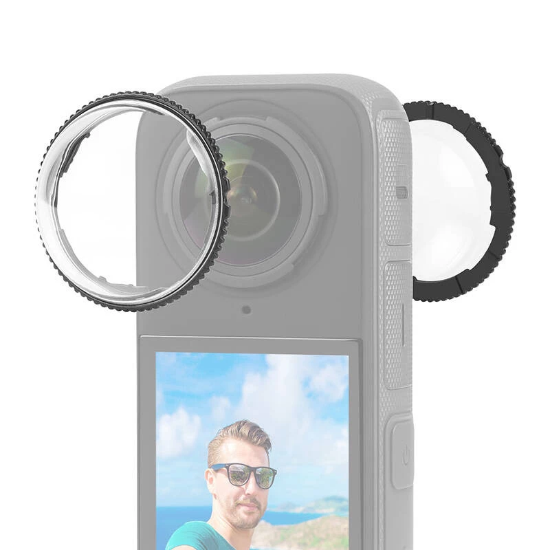 PULUZ Κάλυμμα φακού PC για Insta360 X4