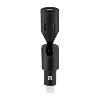 PULUZ PU615B Lightning Πυκνωτικό μικρόφωνο με ομοιοκατευθυντικό χαρακτηριστικό για iOS-συσκευές