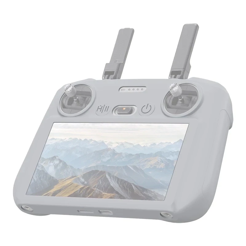 PULUZ Θήκη προστασίας από σιλικόνη για DJI RC 2 (Γκρι)