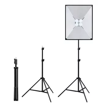 PULUZ Σετ στούντιο Softbox 50x70cm, τρίποδο, λαμπτήρες LED 4 τεμ. PU5071EU