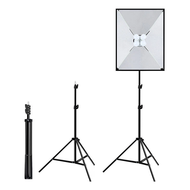 PULUZ Σετ στούντιο Softbox 50x70cm, τρίποδο, λαμπτήρες LED 4 τεμ. PU5071EU