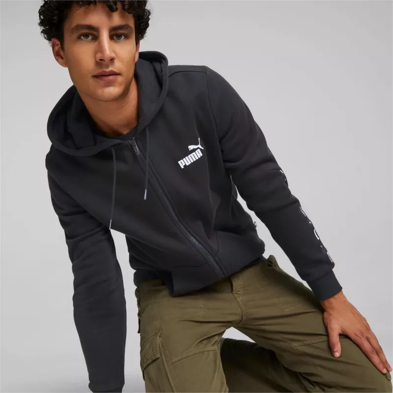 PUMA Essentials ανδρικό hoodie Puma Black S