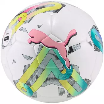 PUMA Orbita 4 HYB FIFA Basic μπάλα ποδοσφαίρου λευκή-πράσινη-ροζ μέγεθος 5