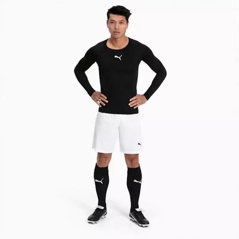 PUMA teamFINAL 21 Ανδρικό Αθλητικό μπλουζάκι προπόνησης Μαύρο/Λευκό Μέγεθος L