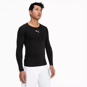 PUMA teamFINAL 21 Ανδρικό Αθλητικό μπλουζάκι προπόνησης Μαύρο/Λευκό Μέγεθος L