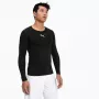 PUMA teamFINAL 21 Ανδρικό Αθλητικό μπλουζάκι προπόνησης Μαύρο/Λευκό Μέγεθος L