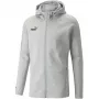 PUMA teamFINAL Casuals ανδρικό μπουφάν με κουκούλα και φερμουάρ, Medium Grey Heather