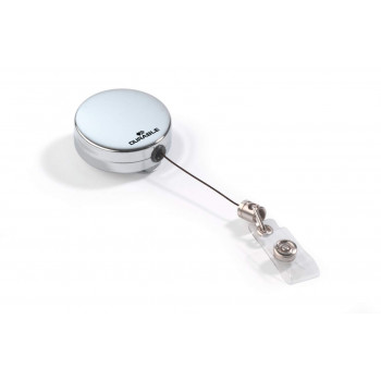 DURABLE CHROME 822523 Κλιπ ταυτότητας με κορδόνι, 40 mm, 10 τεμ.