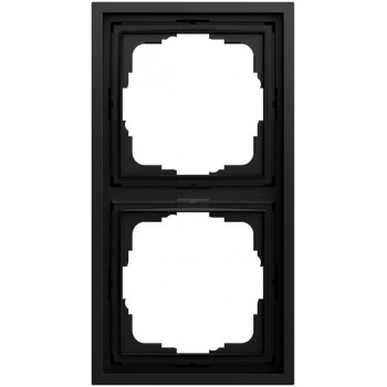 Gira F300 021284 Πλαίσιο κάλυψης, 2-πλό, System 70, μαύρο ματ