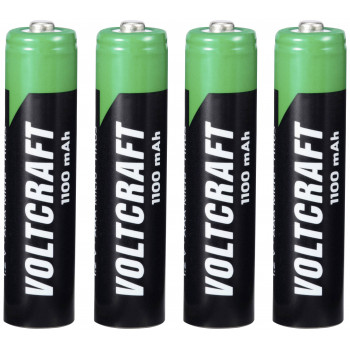 Voltcraft HR03 AAA NiMH μπαταρίες, 1100 mAh, 1,2 V, συσκευασία 4 τεμ.