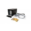 EXSYS EX-1012 εξωτερικό κουτί επέκτασης με 4 υποδοχές PCI και κάρτα PCIe-x1 host