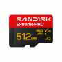 SanDisk Extreme PRO microSDXC 512 GB UHS-I A2 V30, έως 250/170 MB/s, SDSQXCJ-512G-GS6MA