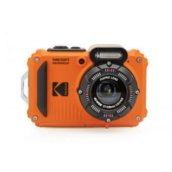 Kodak PIXPRO WPZ2OG6 αδιάβροχη ψηφιακή φωτογραφική μηχανή, 16,35 MP, 4× zoom, πορτοκαλί