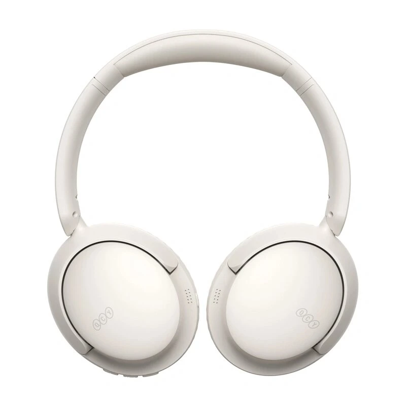 QCY H2S Lite λευκό on-ear Bluetooth ακουστικά