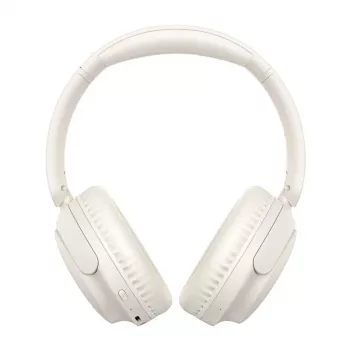 QCY H2S Lite λευκό on-ear Bluetooth ακουστικά