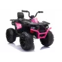 QUAD LOCK Ηλεκτρικό Ride On Quad JC333 Ροζ LED Φώτα MP3
