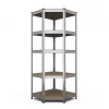 RACK BUDGET RANGULAR 180X90X45CM - 5 ράφια, γκρι, συναρμολόγηση με σύνδεση