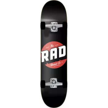 RAD Logo Complete Skateboard 8.125 μαύρο