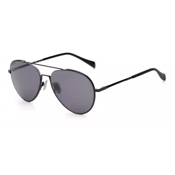 RAG&BONE MAN Ηλιακά Γυαλιά RNB1036GS8075 Μαύρο Γκρι Ορθογώνια 58mm