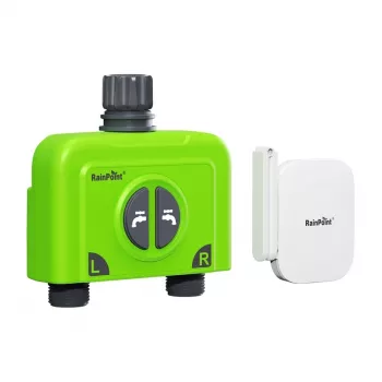 RainPoint Έλεγχος άρδευσης WiFi 2 ζωνών με Gateway