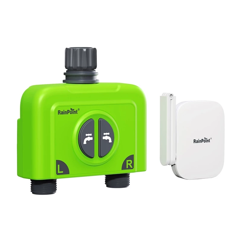 RainPoint Έλεγχος άρδευσης WiFi 2 ζωνών με Gateway
