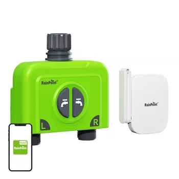 RainPoint Έλεγχος άρδευσης WiFi 2 ζωνών με Gateway
