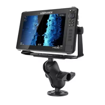 RAM Mounts D-Size πλάκα 6,25 ίντσες x 2 ίντσες με κοντό διπλό βραχίονα και στρογγυλή βάση