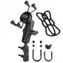RAM MOUNTS βάση κινητού X-Grip για τιμόνι μοτοσυκλέτας με βάση U-μπρακέτο (RAM-B-174-UN7)