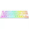 Rampage Ghost TKL Μηχανικό Πληκτρολόγιο Huano Red Switch Λευκό