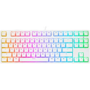Rampage Ghost TKL Μηχανικό Πληκτρολόγιο Huano Red Switch Λευκό