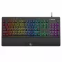 Rampage Simula RGB Macro KB-GX65 ενσύρματο μεμβρανικό gaming πληκτρολόγιο με στηρίγμα παλάμης, μαύρο