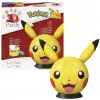 Ravensburger 3D Puzzleball Pokémon Pikachu με αυτιά - 54 τεμ.