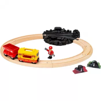 RAVENSBURGER BRIO World Σετ Εμπορικού Τρένου με Φώτα που Αλλάζουν Χρώμα