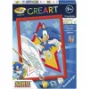Ravensburger CreArt - Rasender Sonic Ζωγραφική με Αριθμούς Σετ