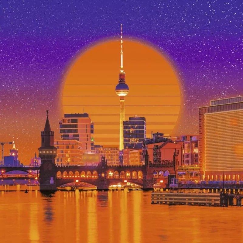 Ravensburger παζλ Neon Collection Berlin (500 τεμ.)