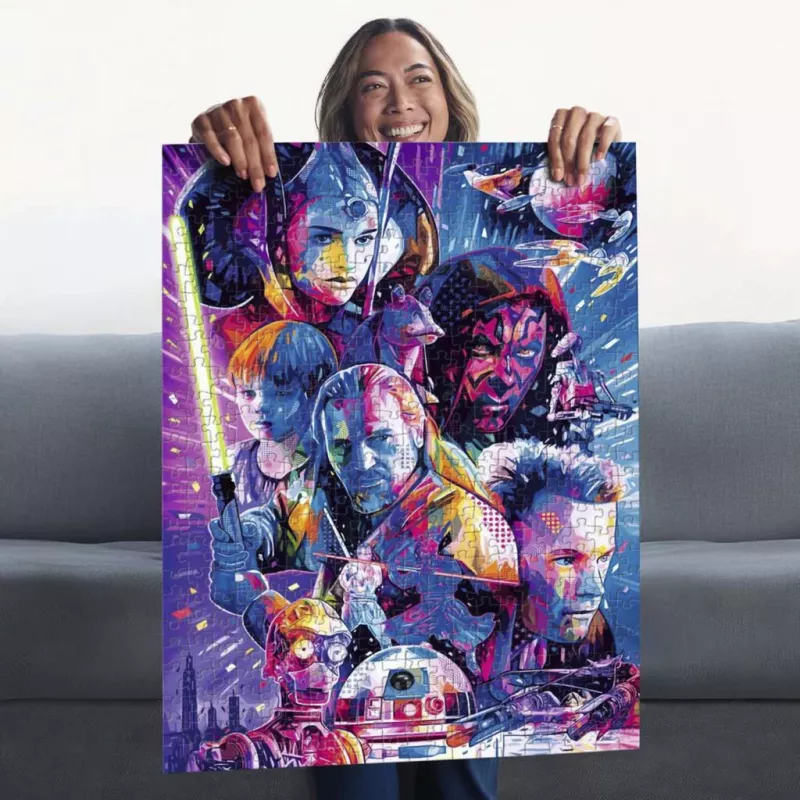 Ravensburger Παζλ Star Wars Hyperspace Collection: The Phantom Menace (500 τεμ., Μεγάλα Κομμάτια)