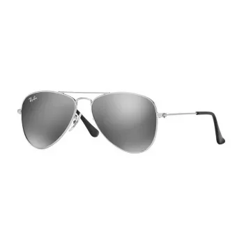 Ray-Ban Junior RJ9506S γυαλιά ηλίου διαφανές ροζ γκρι διαβάθμιση 50mm