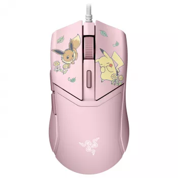 Razer Cobra – Pikachu & Eevee Edition ενσύρματο gaming ποντίκι, 8500 DPI οπτικός αισθητήρας, Chroma RGB Underglow, 6 προγραμματιζόμενα κουμπιά, συμμετρικό για δεξιόχειρες