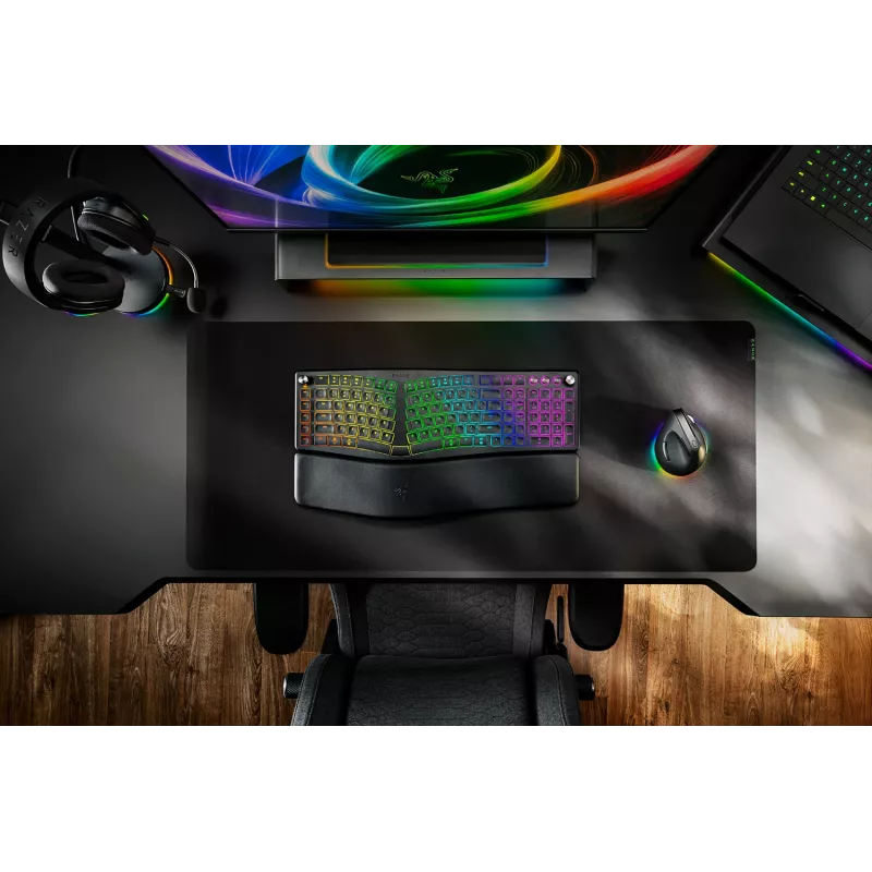Razer Pro Type Ergo Ασύρματο Πληκτρολόγιο US Layout Bluetooth Scissor-Switch Membrane