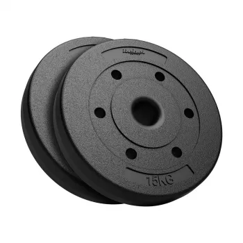 REBEL ACTIVE Σετ βαρών ασφάλτου 2x15kg, οπή 51mm - για ολυμπιακές μπάρες