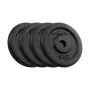 REBEL ACTIVE Σετ Βαρών από Χυτοσίδηρο 4x5kg, Διάτρηση 31mm, Classic Disc