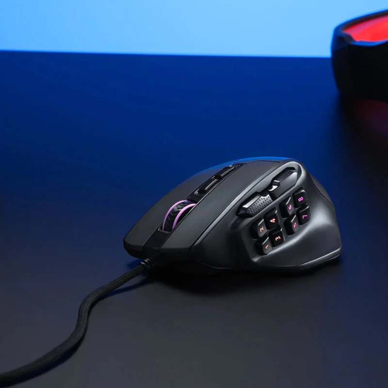 REDRAGON Aatrox 6200DP RGB MMO Gaming ποντίκι - μαύρο