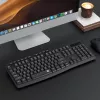 Redragon BK-7367 Full-size Εργονομικό Ασύρματο Μεμβρανικό Πληκτρολόγιο Γραφείου - Μαύρο
