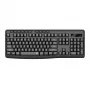 Redragon BK-7367 Full-size Εργονομικό Ασύρματο Μεμβρανικό Πληκτρολόγιο Γραφείου - Μαύρο