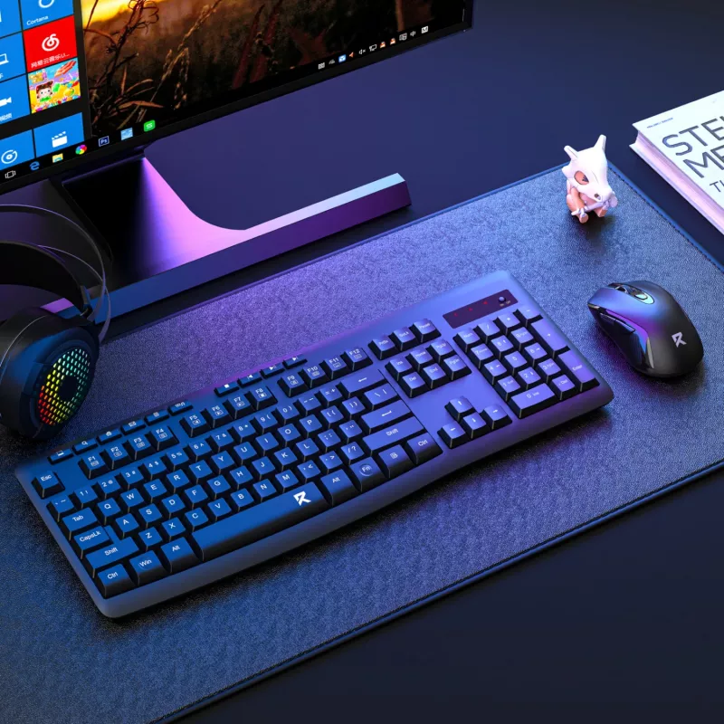 Redragon BS-7367-A ασύρματο σετ πληκτρολογίου και ποντικιού, μαύρο