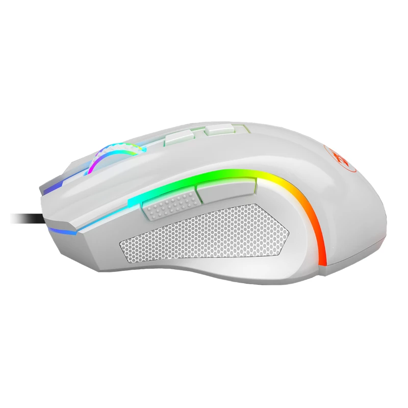 REDRAGON GRIFFIN 7200DPI Ποντίκι Gaming - Λευκό
