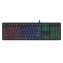 Redragon K521 RGB NETHERBANE 104-Πλήκτρων Μεμβρανικό Gaming Πληκτρολόγιο