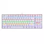 REDRAGON KUMARA Μηχανικό Πληκτρολόγιο Gaming 87 Πλήκτρων με RGB Οπίσθιο Φωτισμό - Λευκό
