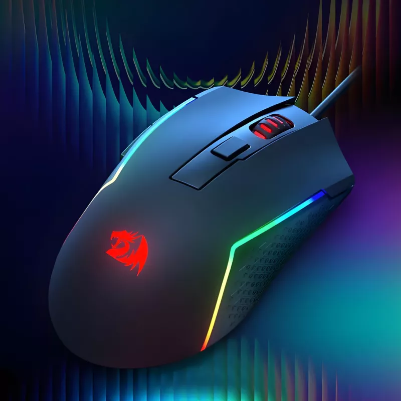 Redragon M616 TRIDENT 10000DPI RGB Gaming Ποντίκι - Μαύρο