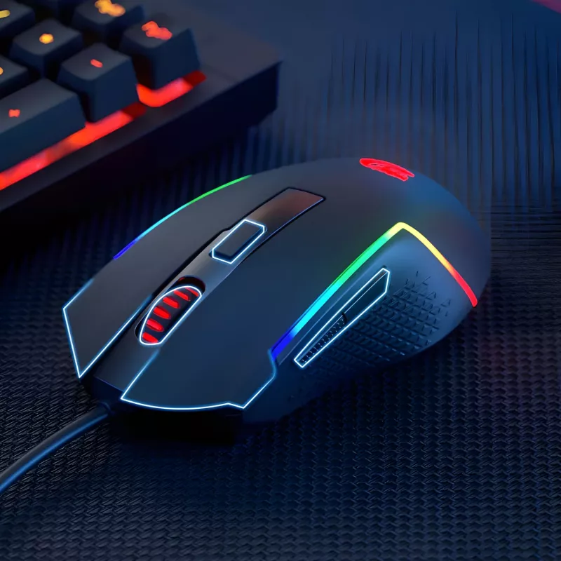 Redragon M616 TRIDENT 10000DPI RGB Gaming Ποντίκι - Μαύρο
